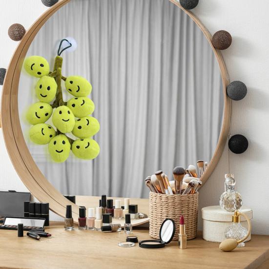 Simulace plyšových hraček z hroznů 20/26 cm Vycpané plyšové hračky realistické panenky Kreativní dekorace z hroznů Přívěsek na batoh Ovocné panenky pro děti Domácí dekorace do pokoje