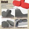Sunglasses Holder for Sun Visor Eyeglasses Card Storage [LEZARINO] Car, Mount, Holder, Leather-like Finish, (Black Mesh)