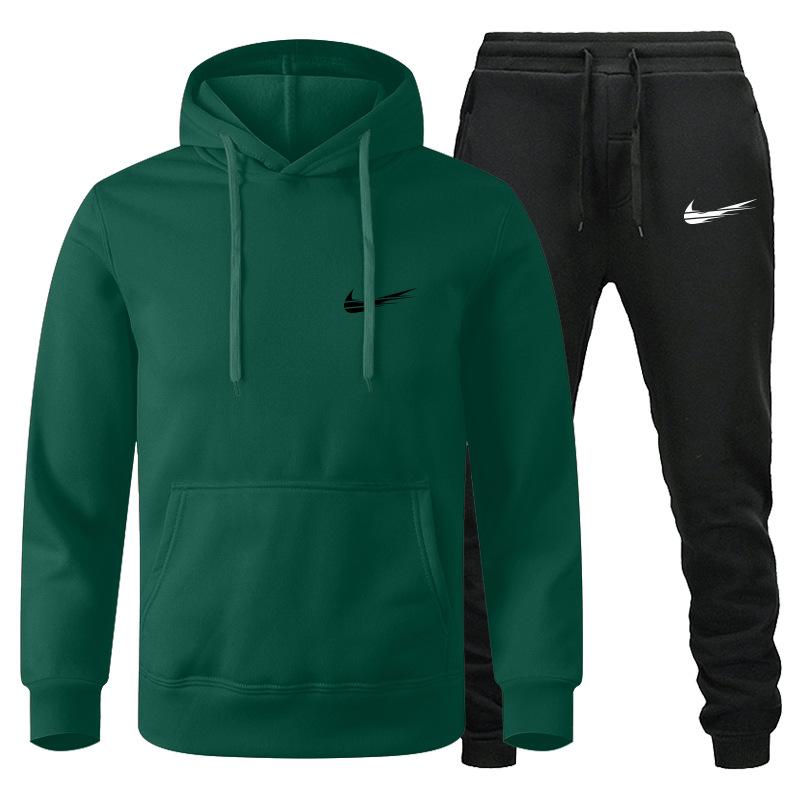 Herrenanzug Europäischer und amerikanischer Herrenanzug Sportpullover Fleece-Pullover Herren-Hoodie