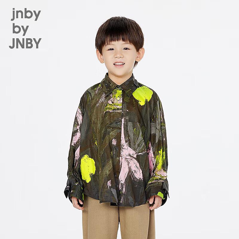 JNBY Kids  Spring 2025 Long Sleeve Casual Shirt 120