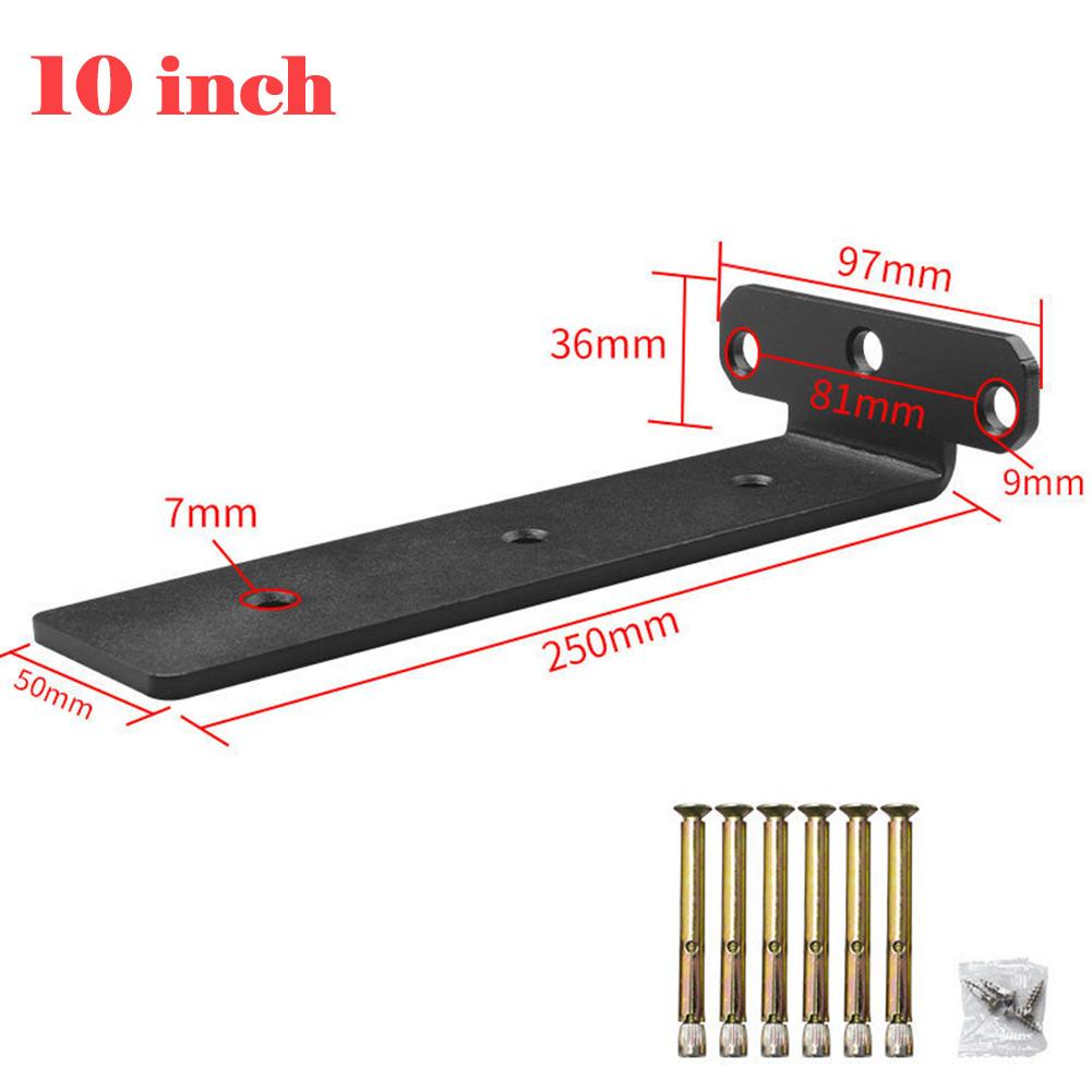 Shelf Bracket 4/6/8/10/12 Inch Black Hang Heavy Shelf
