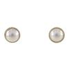Mabe Pearl Piercing K18 Yellow gold/Pearl 3.9g Women Used
