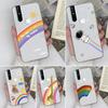 For Vivo U20 V15 V19 V20 V21 V27 S15 Phone Case Beautiful Rainbow Pattern Transparent Silicone High Quality Dustproof Soft Cover For Vivo  Bumper Bags
