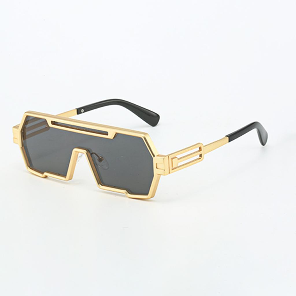 New Fashionable Women Brand Designer Luxury Sunglasses Integrated Split Lens Rectangular Sunglasses Women'S Retro Uv400 Glasses