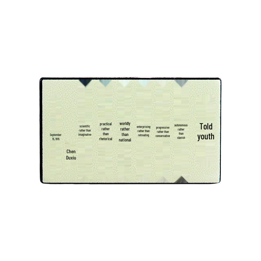 

Youth Declaration Enamel Badge: Six Standards Brooch for Backpack or Apparel. чорний