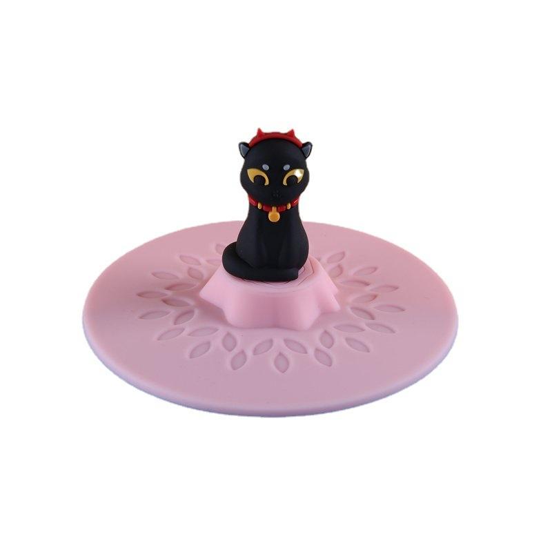 Silicone Cup Lid - Food-grade Tree Stump, Transparent Large Diamond, Multiple Styles, Cute Cartoon Design