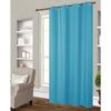 Blackout Curtain - Turquoise - 140x260 Cm - Solid - Synthetic - Interior