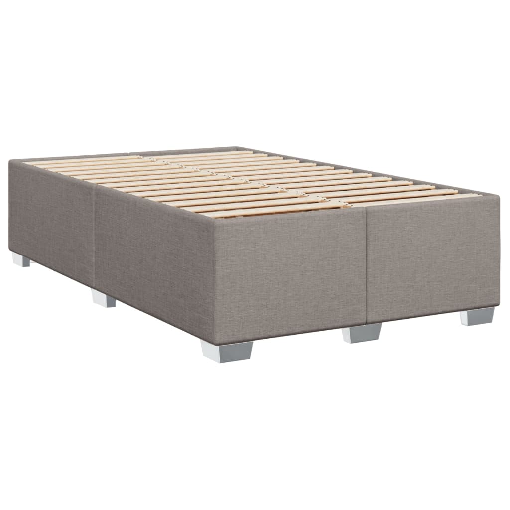 Vidaxl Letto Continentale Con Materasso, Taupe, Tessuto, 90X200 Cm