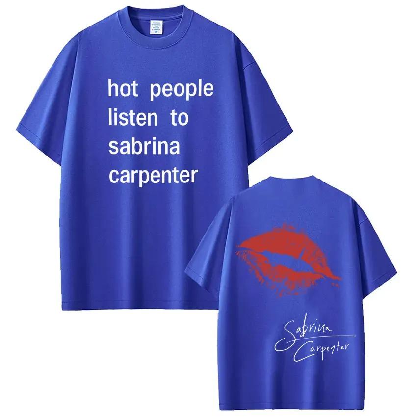 Summer Cotton Casual T-Shirts Fan Gifts Tops Singer Sabrina Carpenter Tour 2026 Graphic T-shirt Unisex Women Harajuku T-shirts