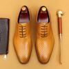 Summer Casual Leather Shoes Hollow Men'S Shoes Real Cowhide Breathable Business Dress Cool Leather Shoes