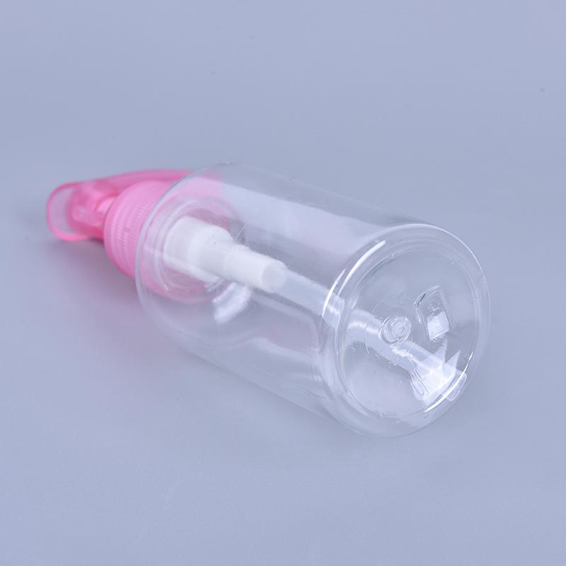 5Pcs 75Ml Plastic Press Pump Spray Lotion Bottles Cosmetic Sample Containers