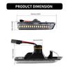 2pc 12V Canbus Error Free LED Side Marker Turn Signal Lights for BMW 3 Series E36 M3 Facelift Model X5 E53 Fender Side Indicator