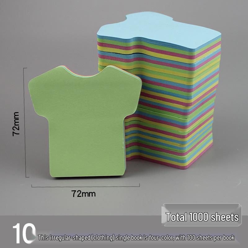 Sticky Notes for Students: Creative & Adhesive Memo Pads, Small Strips, Reusable, Self-Adhesive Labels