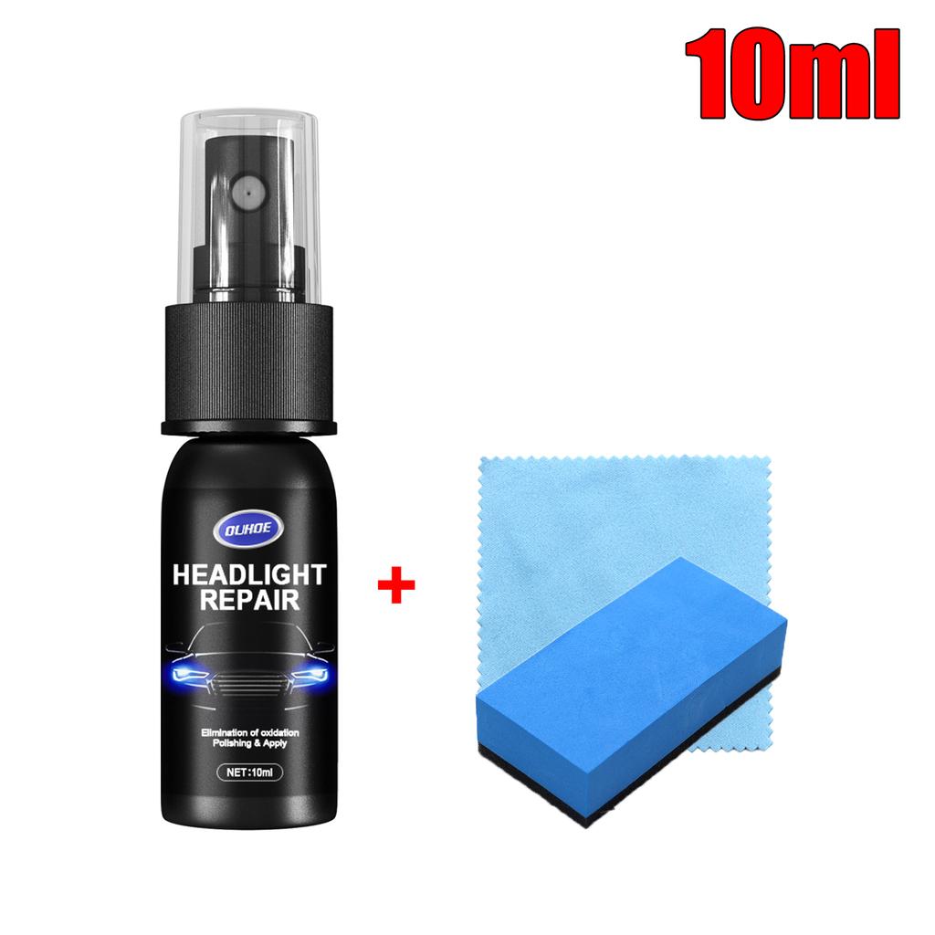 Car Light Restorative Liquid Removing Oxidation Dirt Scratch Car Headlight Polishing Repair Fluid Spray Liquid Restoration Kit