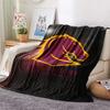 Brisbane Broncos Flanelldecke mit Aufdruck, Hohe Qualität, Bequem für alle Jahreszeiten, Heimdekoration, Wärme und Komfort