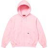 Sudadera con capucha y cremallera rosa para el trabajo