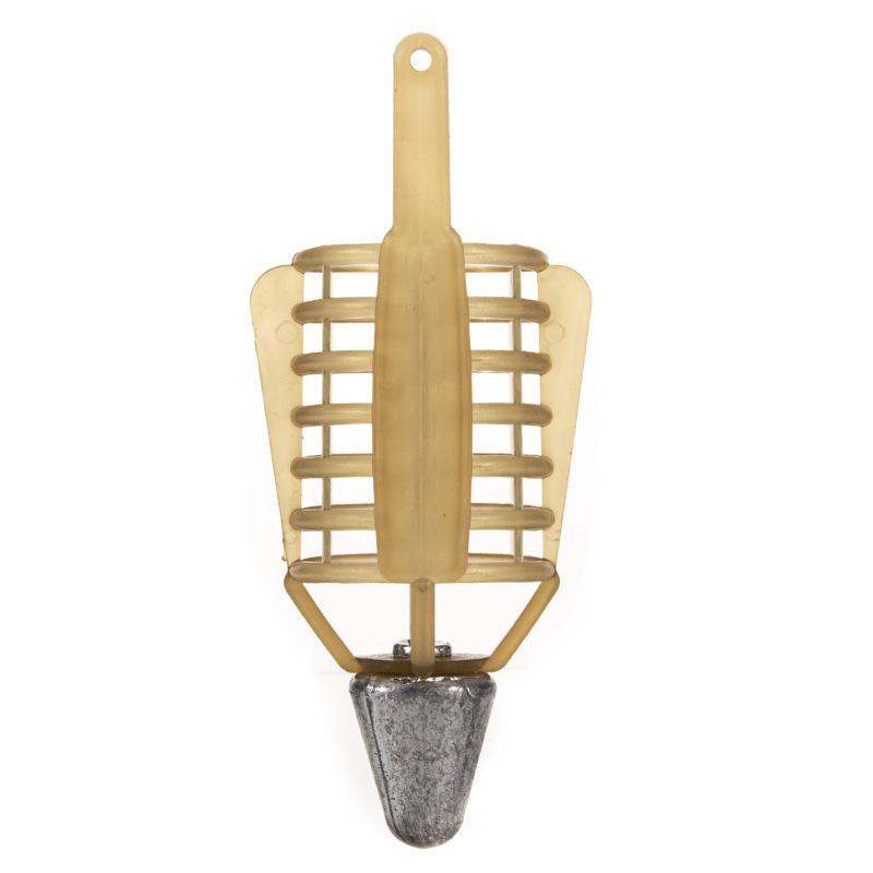 Fishing Weighted Bait Cage Feeder: Fixed-Point Sinker and Bait Holder Device