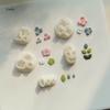 10mm 8mm 6mm Mini Tagliapasta Fiore Foglia Piastra Tagliapasta Fiore Mini Argilla Fiori per Argilla Orecchini Floreali Gioielli Ciondolo