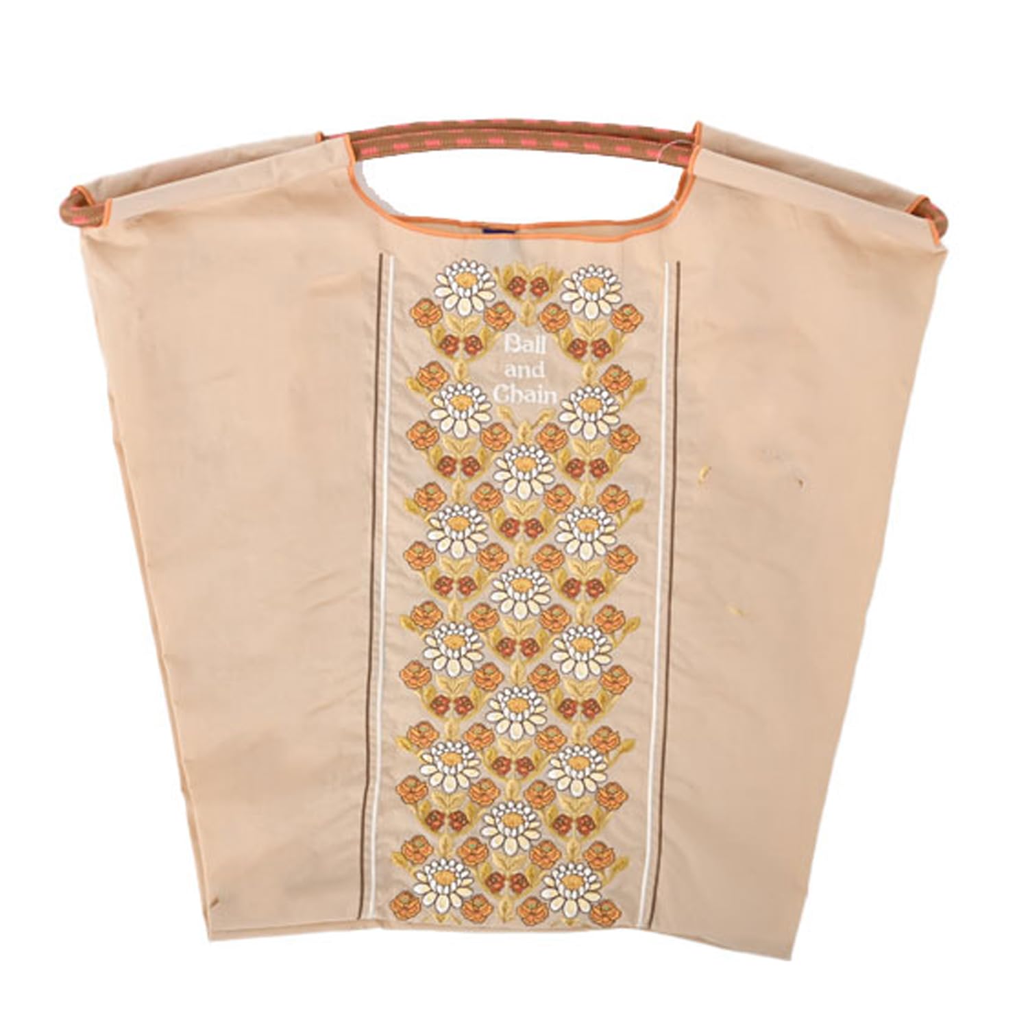 

Ball Chain Authentic M Size FLOWER LINE Flower Line Shopping Bag Eco Bag 301046 FLOWER [Ball & Chain] & S.Beige (M, LINE/) (S.BEIGE, M)