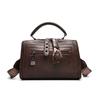 2026 New Large Capacity Boston Pillow Bag Women's Crossbody Soft Leather Handbag Commute Quality Single Shoulder Bag