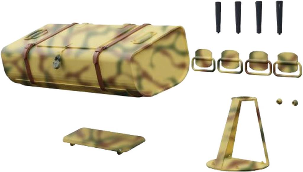 Lithocraft WWII German Tool Box Detail Set 1 Plastic Model Parts LK350076 1/35 Pz.Kpfw.38H 735(f) (Hochkiss H35) & (Tank)