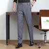MONTAGUT Men's Soft & Breathable Straight-Leg Business Trousers