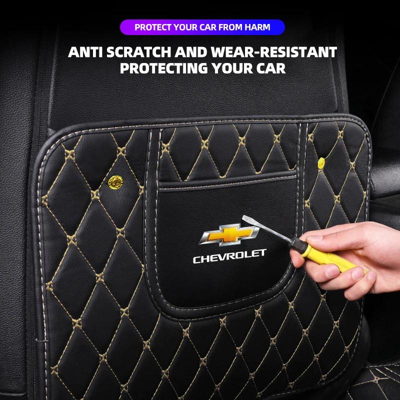 Car Interior Leather Storage Anti Dirt and Anti Wear Pads Scratch Mat For Chevrolet Colorado Cruze Spark Captiva Malibu Aveo RZ4