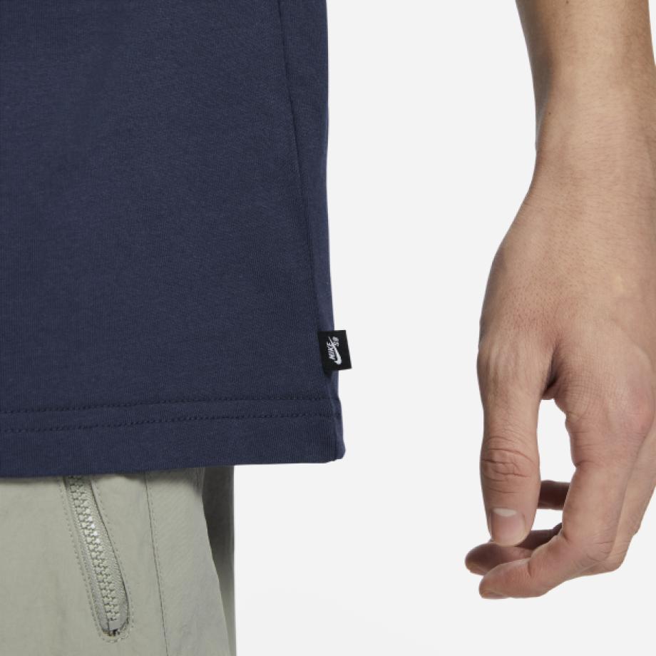 New Nike T Shirts Men's Navy Blue FB8139-410