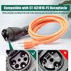 EV Charger Replacement Cord 10ft Length 3 Prong 120V Input Weather Resistant Construction For Multiple Golf Cart Brands