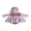 Baby Photography Props Lace Jumpsuits Bonnet Hat Newborns Photo Props Photoshoots Headwear Infant Photo Posing Outfit