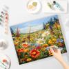 RUOPOTY Frame Modern Painting By Numbers Flowers Handmade Picture Drawing Diy Crafts Home Decor Gift For Adults Paint Set