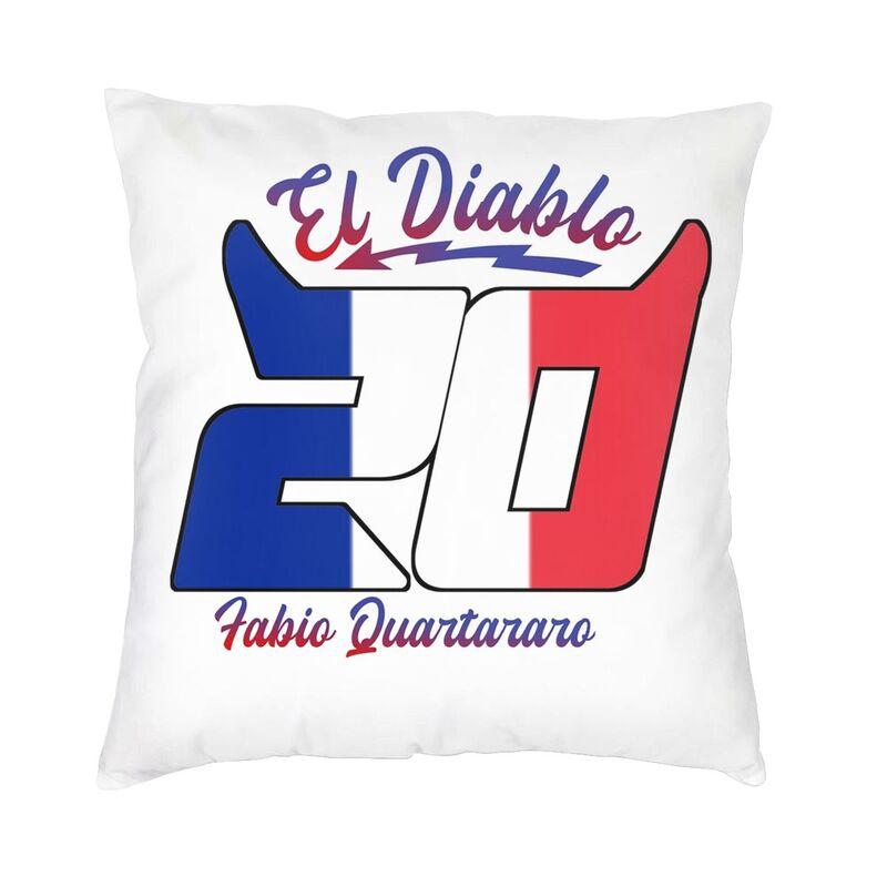 

Cool French Racer Fabio Quartararo Square Throw Pillow Cover Decoration 3D Doublesided Print Cushion Cover for Living Room 30x30cm 12x12in