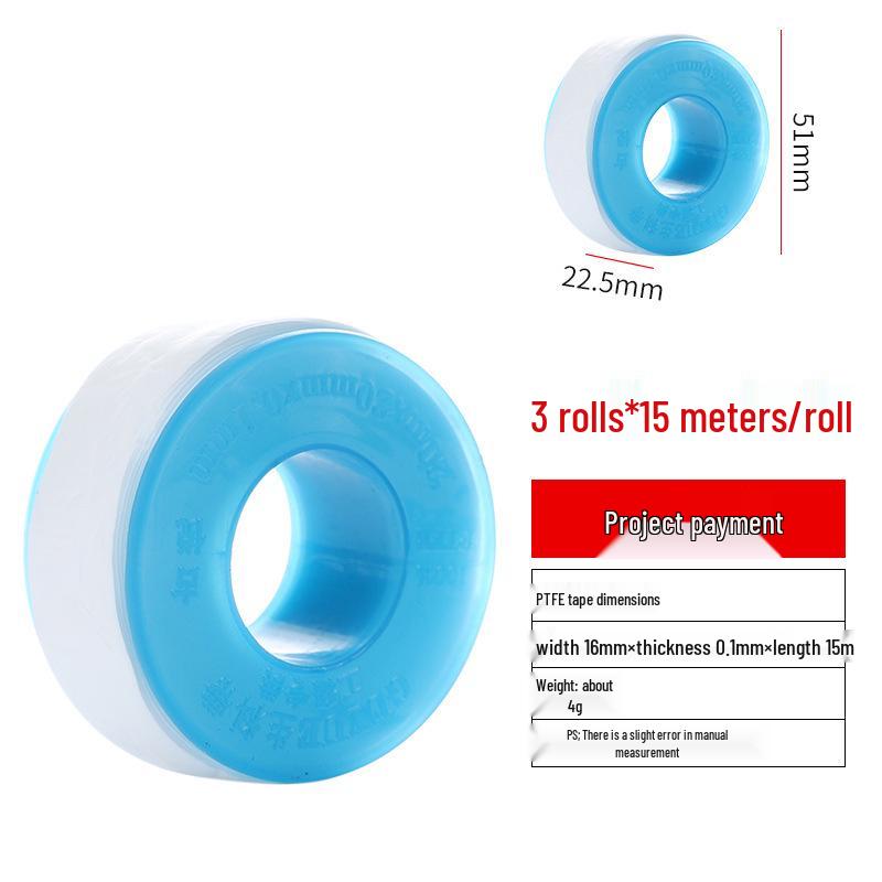 Vodotěsná těsnící instalatérská páska pro utěsňování a obalování potrubí a vodovodních baterií