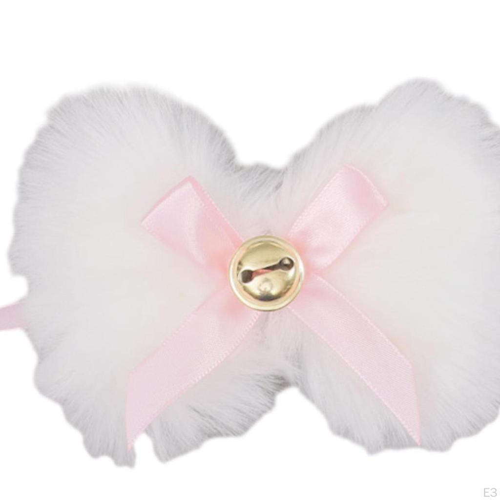 Bell Choker for Women, Lolita Neck Bow, Girls Sweet Lovely Party Accessories, Furry