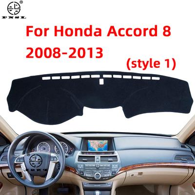 Pro Honda Accord 8 8th Gen 2008 2009 2010 2011 2012 2013 Patka krytu palubní desky Rohož na palubní desku Koberec Deska palubní desky Krytka interiéru auta