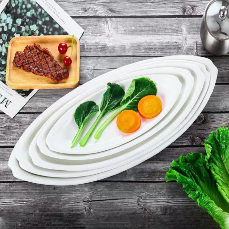 SIFAR Ceramic Oval Fish Steaming Plate