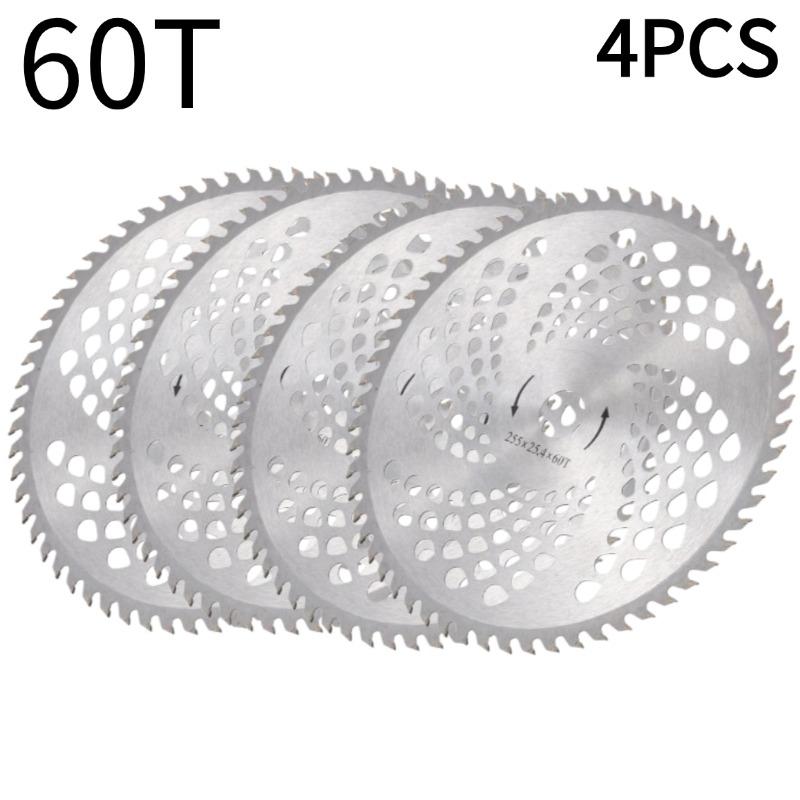 1-10pcs 9.95" 40T 60T Lawn Mower Blade Brush Cutter Blade Tree Trimmer Saw Blade Carbide Replacement Circular Saw Blade