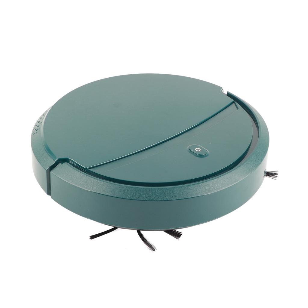 3 In 1 Smart Sweeper Automatic Small Timing Vacuum Cleaner USB Charging for Home UseGreen