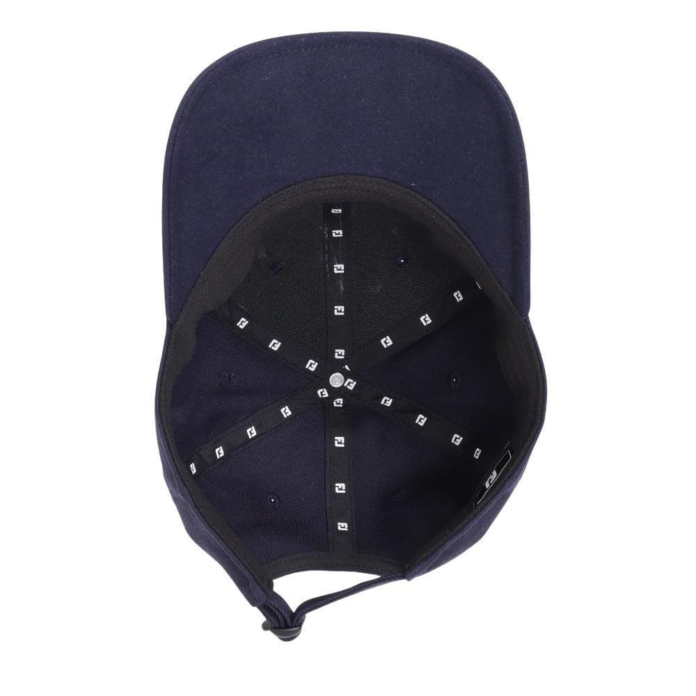 FootJoy FH24AMC FH24AMC-4N Men's Melton Combination Cap, Navy, Free Size (57-59cm)
