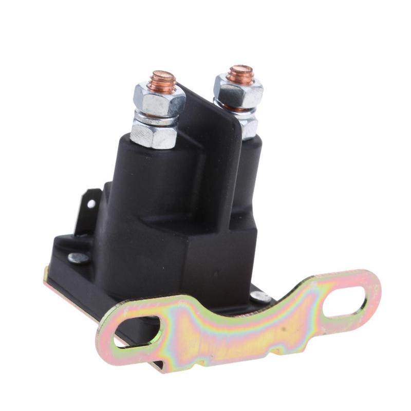 Starter Solenoid Relay 12v Starter Solenoid Engine System Black Durable Metal Electrical Part for Stiga 1134-2946-02
