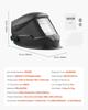 Welding Helmet Auto Darkening, 100 x 59.4 mm True Color Welding Hood, Solar-Powered Welder Mask with 4 Arc Sensors, Wide Shade 4/5-9/9-13 for TIG MIG