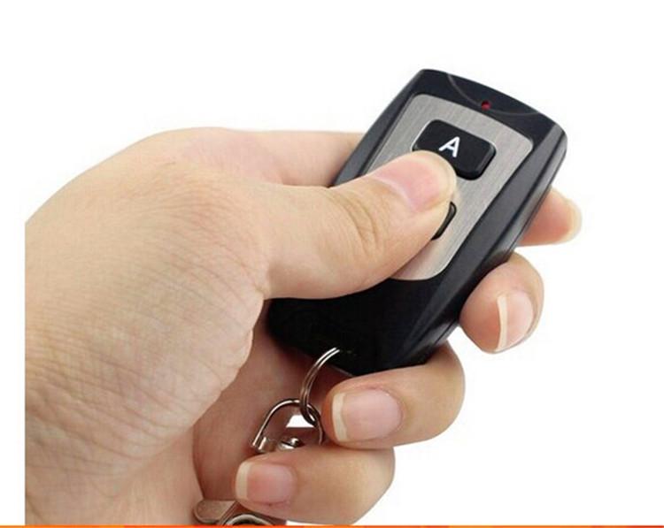 AC220V Remote Control Switch + Waterproof 2-Button Remote for Household Lighting On/Off