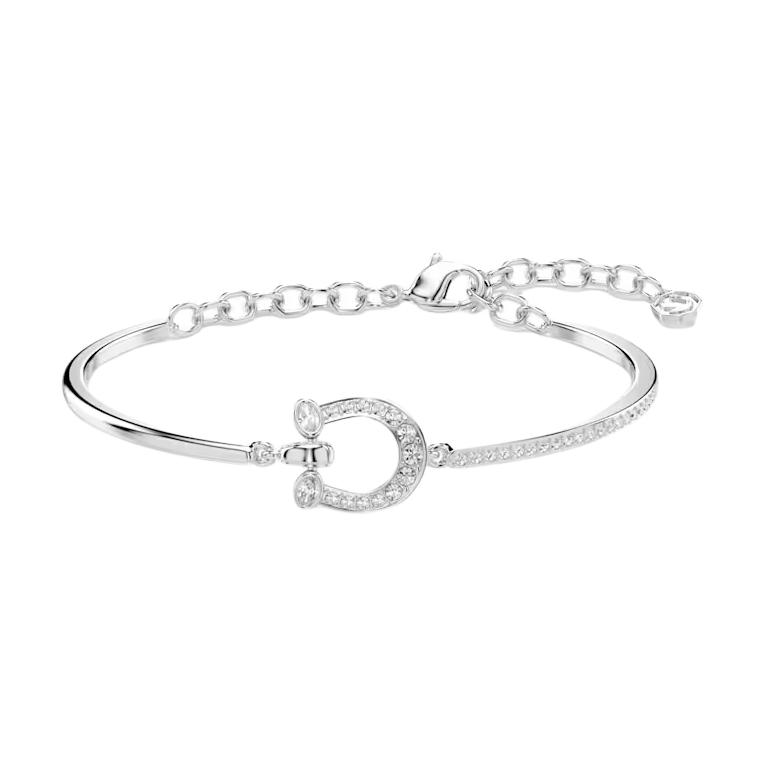 Swarovski Symbolica 2026 Year Of The Horse New Year Collection Horseshoe Design Cubic Zirconia Bracelet Unisex bracelet White 5746220 Box (Random Color)