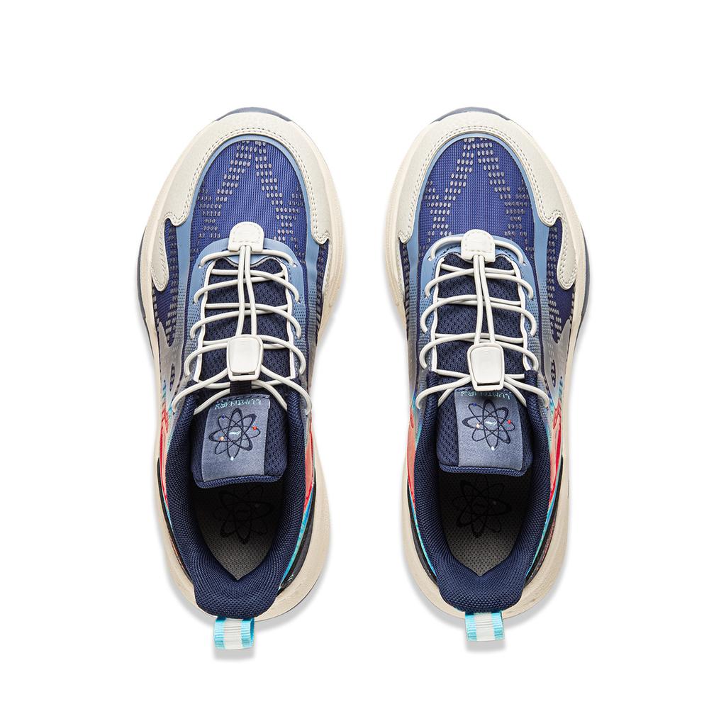 Li Ning Kinder Mode Vielseitige Low-Top Freizeitschuhe Kinder Sneaker Tiefblau YKCU110-3