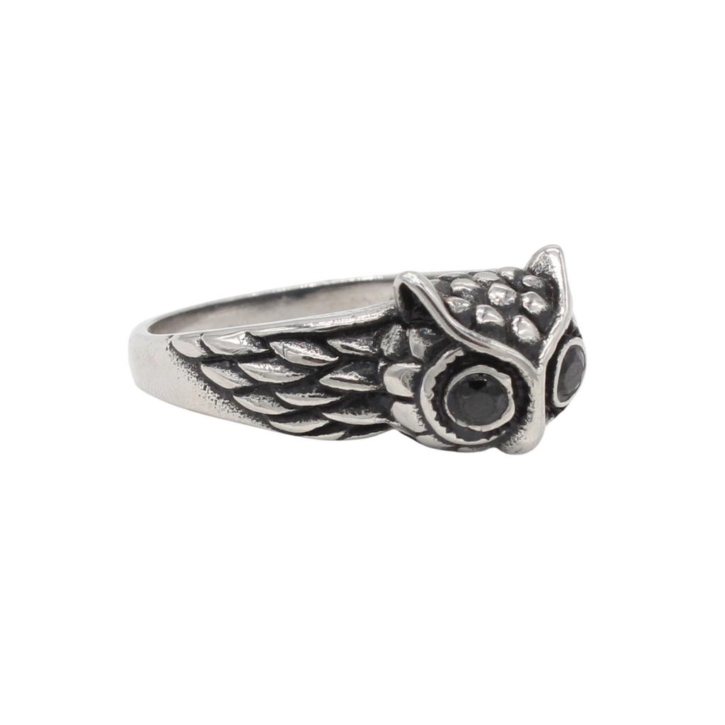2026 Sieraden, Europese en Amerikaanse Gepersonaliseerde Retro Uil Mannen Sieraden Accessoires Ring Feestcadeau