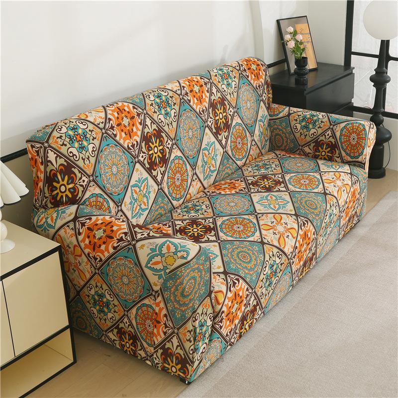 All inclusive Elastic Sofa Cover Cushion Printed Elastic Tight Cover All Inclusive Fabric Sofa Cover Universal