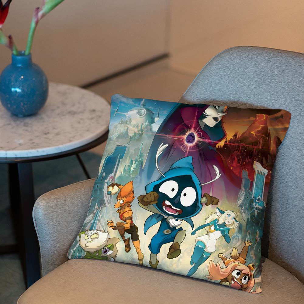 Game D-Dofus Cushion Cover 2-in-1 Reversible Plush Pillow Cover | Car/Sofa/Bed | Perfect Gift