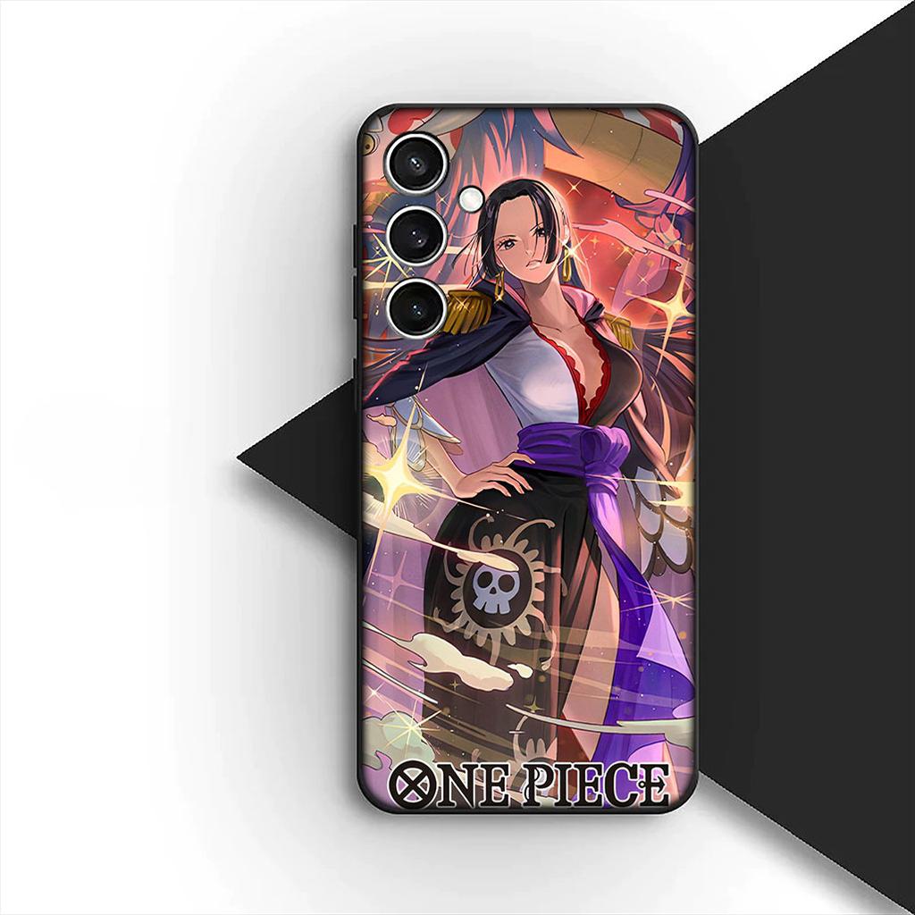 for Motorola Moto G22 G23 G32 G53 G60 G13 G64 G20 G8 G9 Plus Power E13 E20 E32 Phone Case Anime Boa Hancock One Piece Luffy