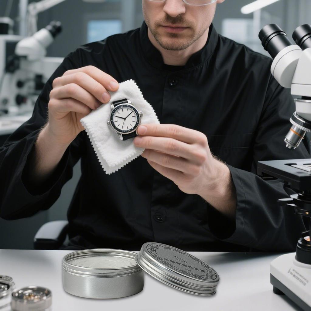 Uhrenkratzer-Reparaturcreme, Uhrenkratzer-Entfernungscreme Multifunktionale Halsketten-Reinigungspaste für Silber Edelstahl