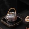 SUSHI CERAMICS Master Zheng Wenqiang Gilded Silver Teapot Set
